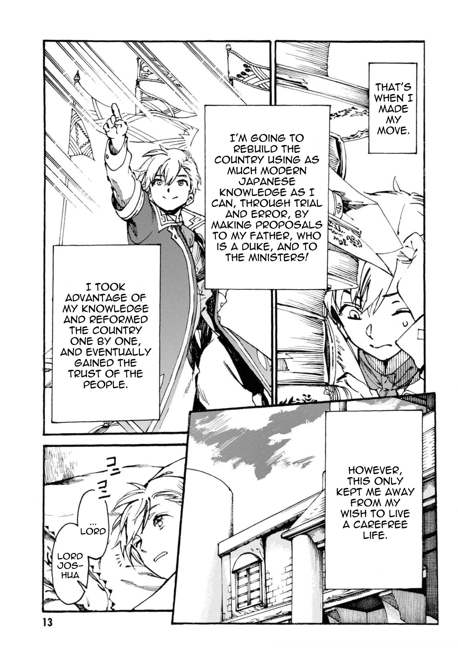 The Exiled Duke Wanted to Take it Easy On the Frontier and Work the Fields. Chapter 1 page 7