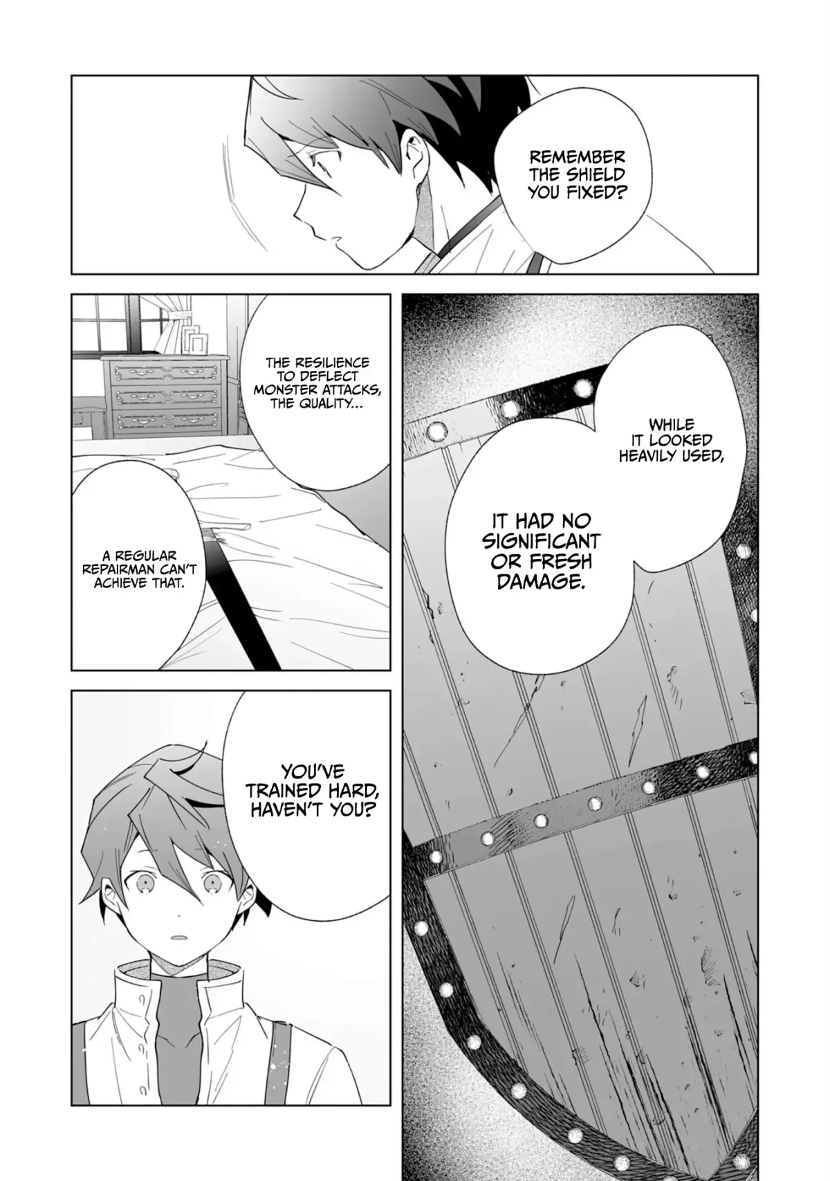 The Exiled Former Errand Boy Is Now Known as the Greatest Repairman Through His Extraordinary Skills ~Requests From SSS-Rank Parties and Royalty Keep Coming~ Chapter 1 page 24