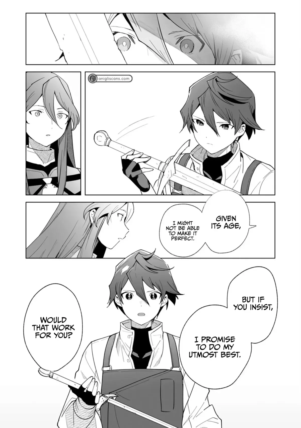 The Exiled Former Errand Boy Is Now Known as the Greatest Repairman Through His Extraordinary Skills ~Requests From SSS-Rank Parties and Royalty Keep Coming~ Chapter 1 page 14