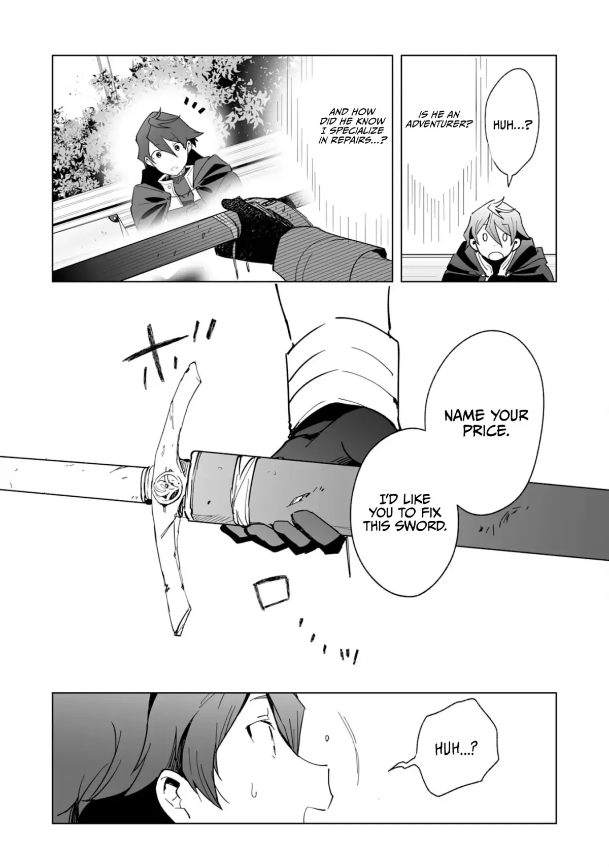 The Exiled Former Errand Boy Is Now Known as the Greatest Repairman Through His Extraordinary Skills ~Requests From SSS-Rank Parties and Royalty Keep Coming~ Chapter 1 page 12
