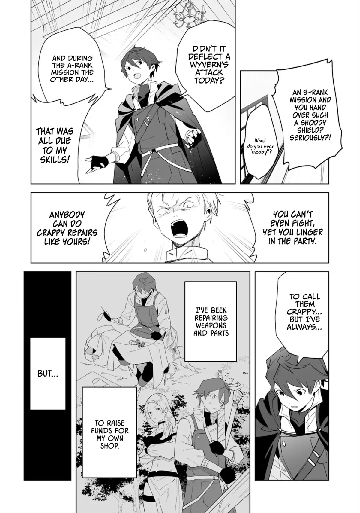 The Exiled Former Errand Boy Is Now Known as the Greatest Repairman Through His Extraordinary Skills ~Requests From SSS-Rank Parties and Royalty Keep Coming~ Chapter 1 page 6