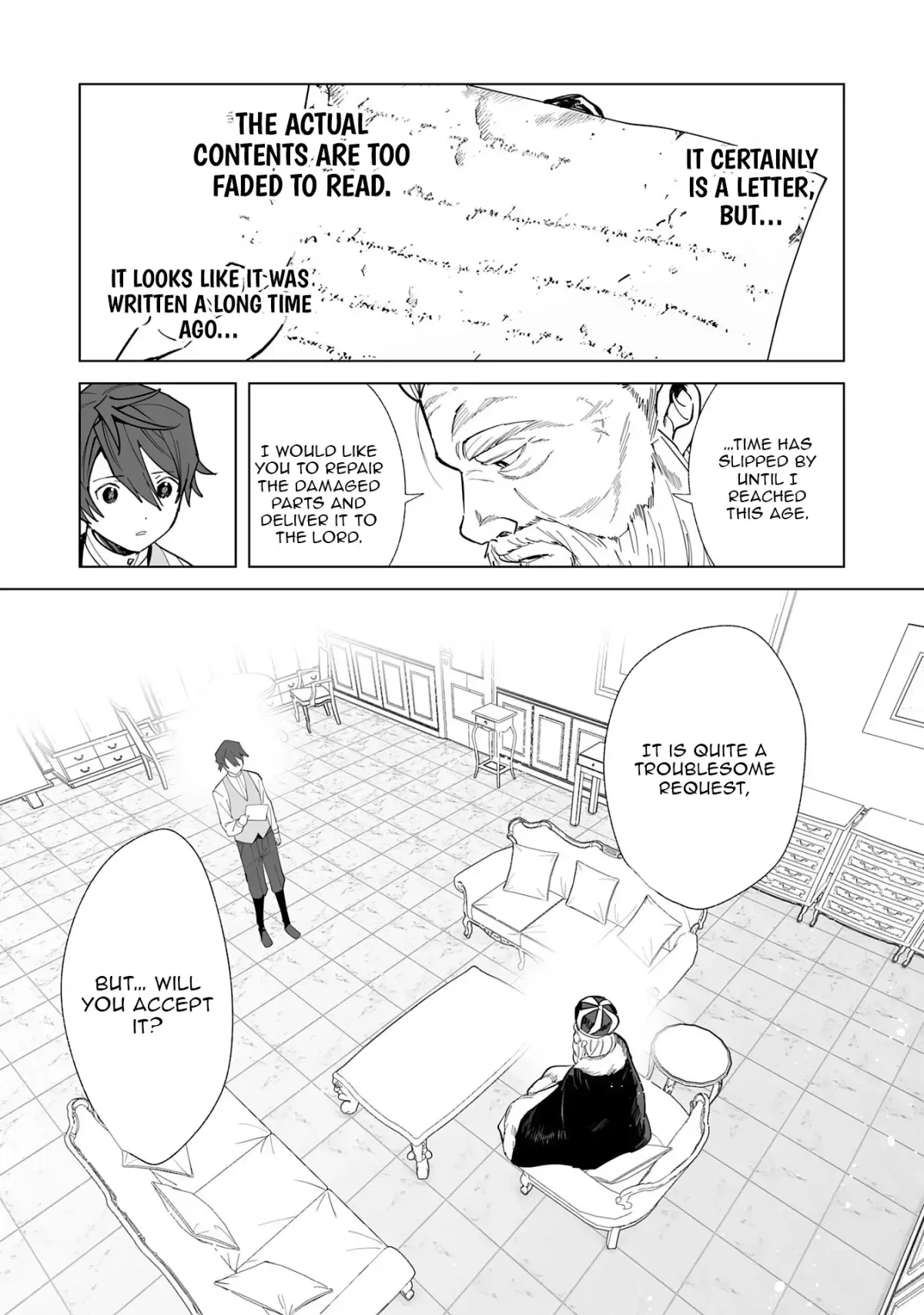 The Exiled Former Errand Boy Is Now Known as the Greatest Repairman Through His Extraordinary Skills ~Requests From SSS-Rank Parties and Royalty Keep Coming~ Chapter 13 page 9