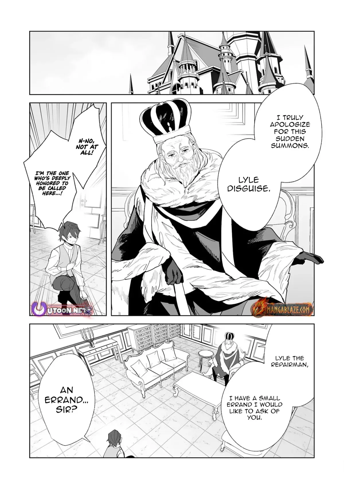 The Exiled Former Errand Boy Is Now Known as the Greatest Repairman Through His Extraordinary Skills ~Requests From SSS-Rank Parties and Royalty Keep Coming~ Chapter 13 page 7
