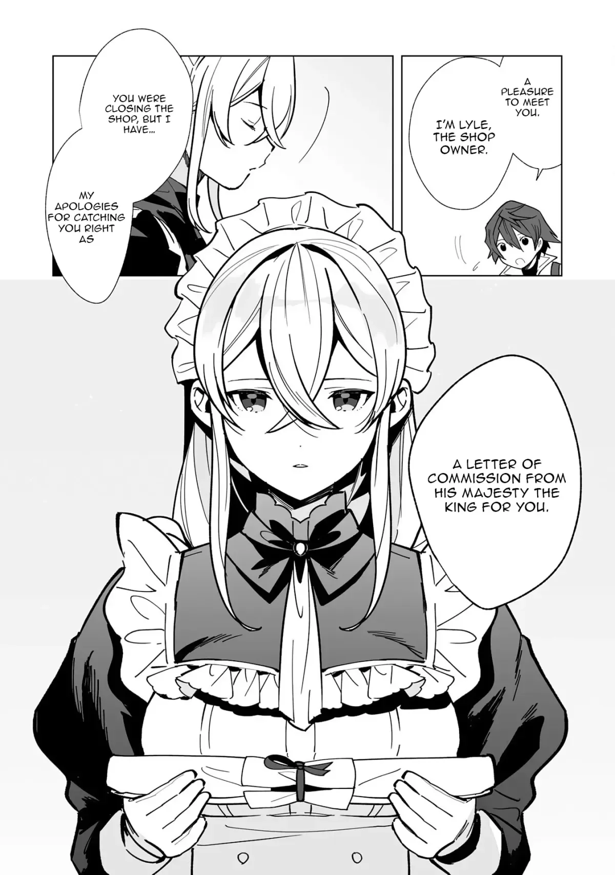 The Exiled Former Errand Boy Is Now Known as the Greatest Repairman Through His Extraordinary Skills ~Requests From SSS-Rank Parties and Royalty Keep Coming~ Chapter 13 page 5