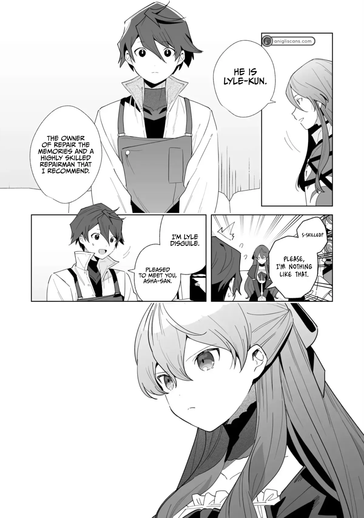The Exiled Former Errand Boy Is Now Known as the Greatest Repairman Through His Extraordinary Skills ~Requests From SSS-Rank Parties and Royalty Keep Coming~ Chapter 2 page 5