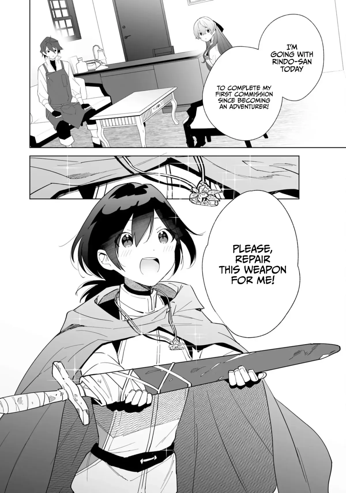 The Exiled Former Errand Boy Is Now Known as the Greatest Repairman Through His Extraordinary Skills ~Requests From SSS-Rank Parties and Royalty Keep Coming~ Chapter 4 page 37