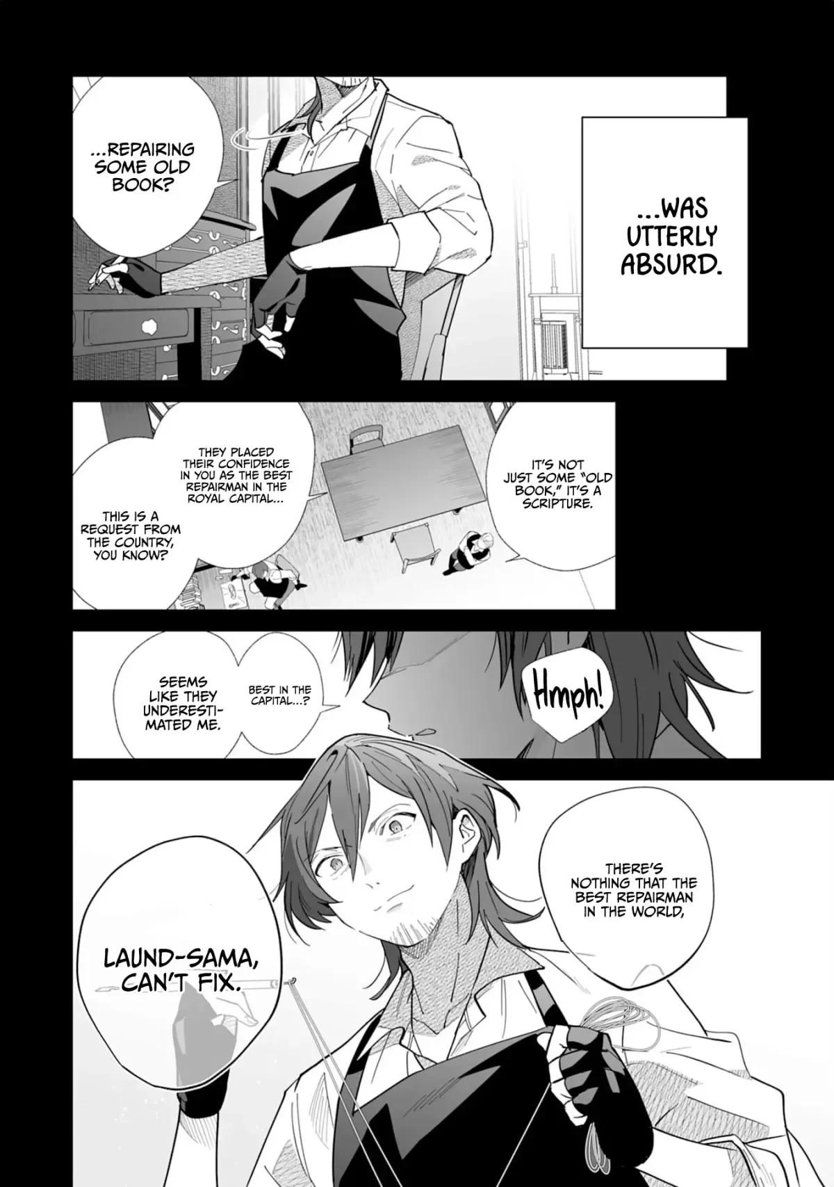 The Exiled Former Errand Boy Is Now Known as the Greatest Repairman Through His Extraordinary Skills ~Requests From SSS-Rank Parties and Royalty Keep Coming~ Chapter 5 page 25