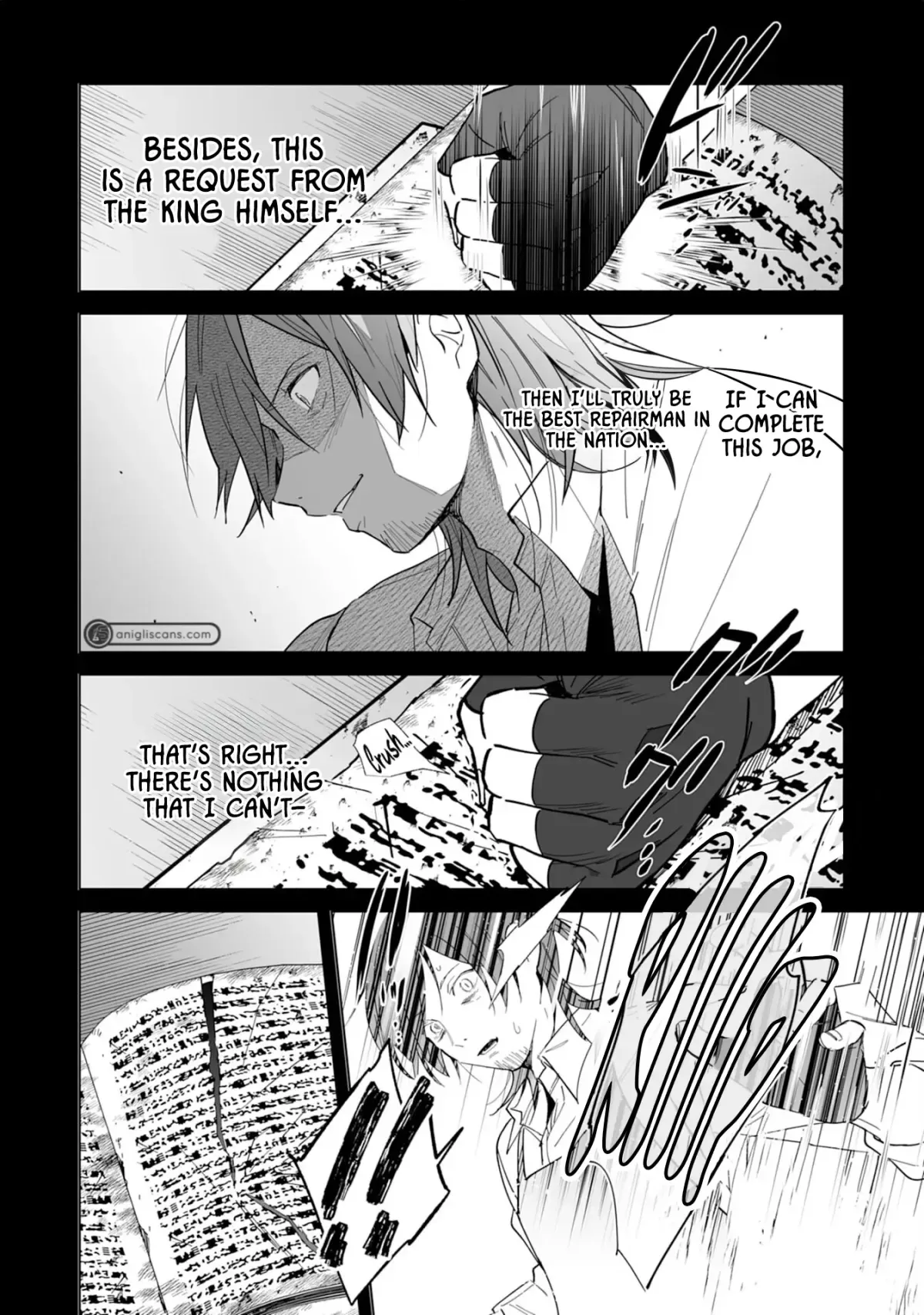 The Exiled Former Errand Boy Is Now Known as the Greatest Repairman Through His Extraordinary Skills ~Requests From SSS-Rank Parties and Royalty Keep Coming~ Chapter 5 page 32
