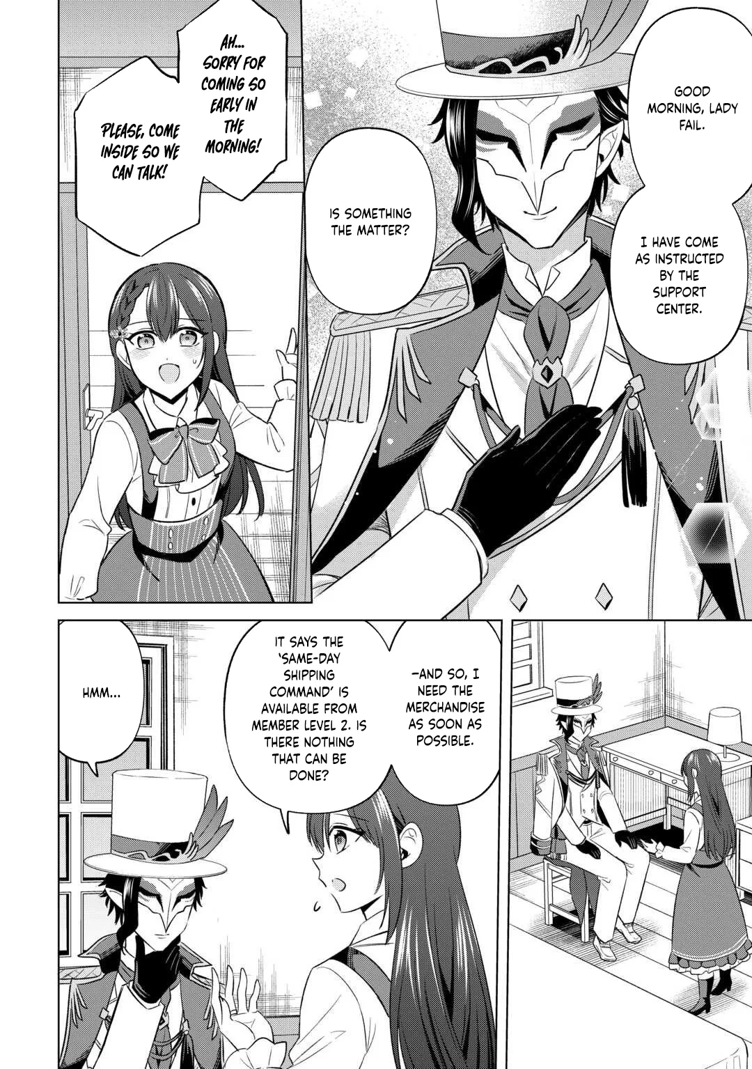 The Exiled Lady’s Slow Life via Mail-Order Shopping. Chapter 3 page 8