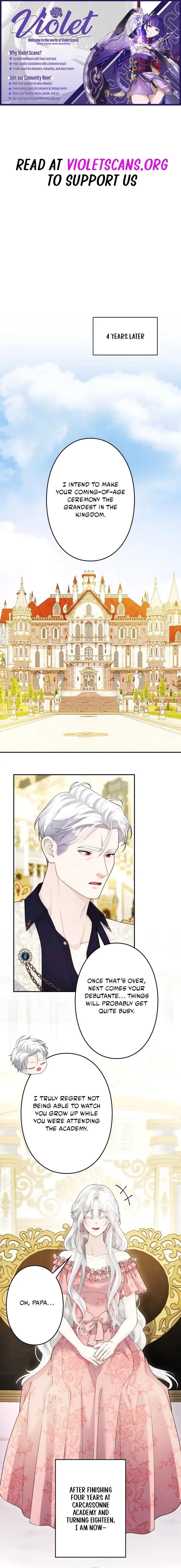 The Glitched Character Becomes the Youngest Princess Chapter 33 page 1