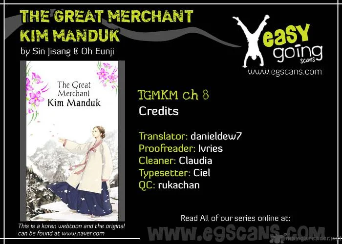 The Great Merchant Kim Manduk Chapter 8 page 1
