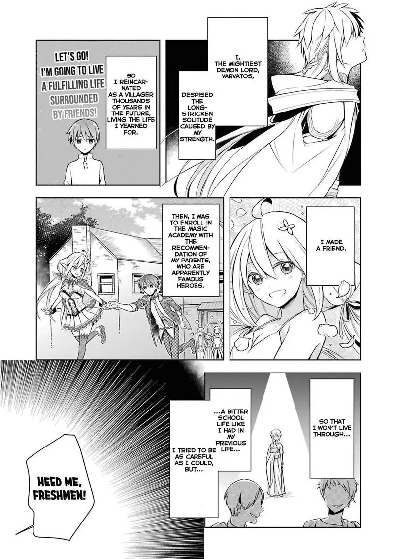 The Greatest Demon Lord Is Reborn as a Typical Nobody Chapter 2 page 1