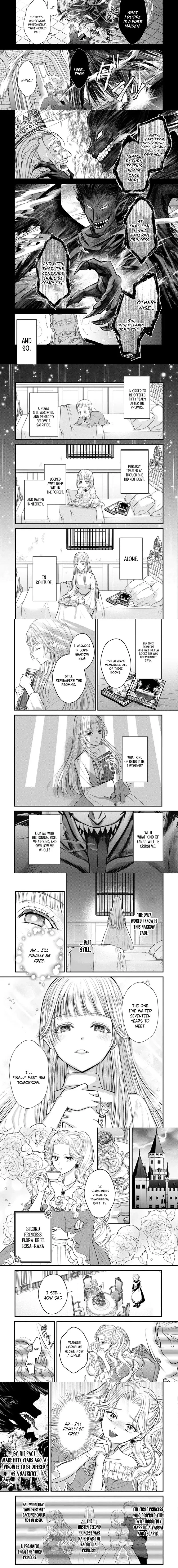The Happiness of the Sacrificial Princess ~The Lonely Sacrificial Girl Becomes the Bride of the Demon King~ Chapter 1 page 4