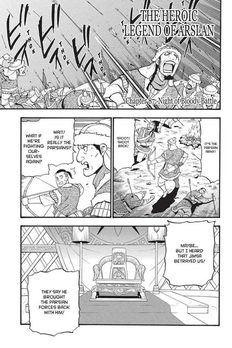 The Heroic Legend of Arslan (ARAKAWA Hiromu) Chapter 87 page 1