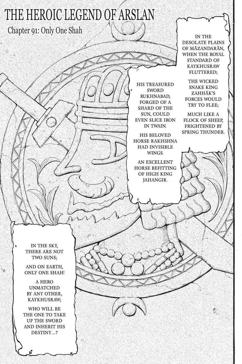 The Heroic Legend of Arslan (ARAKAWA Hiromu) Chapter 91 page 1