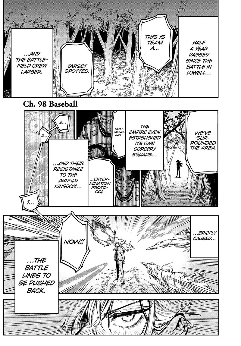 The Iceblade Magician Rules Over the World Chapter 98 page 1