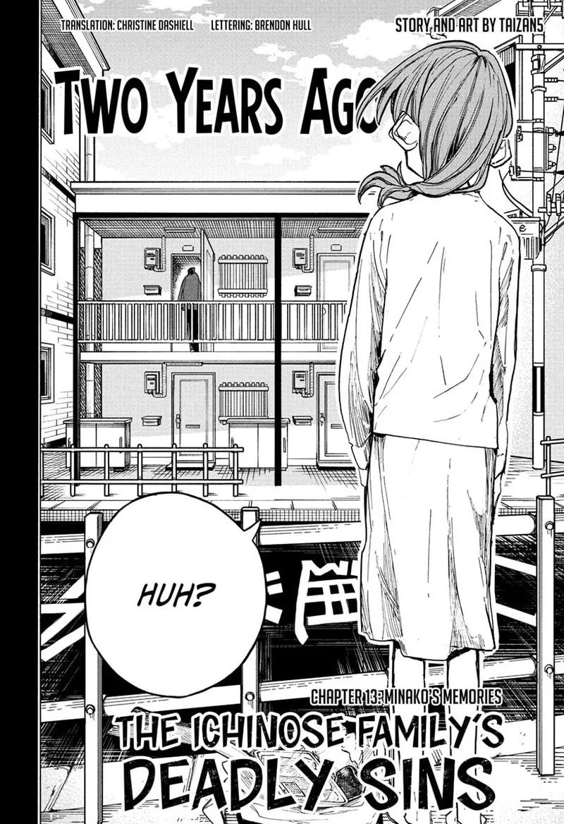 The Ichinose Family's Deadly Sins Chapter 13 page 2