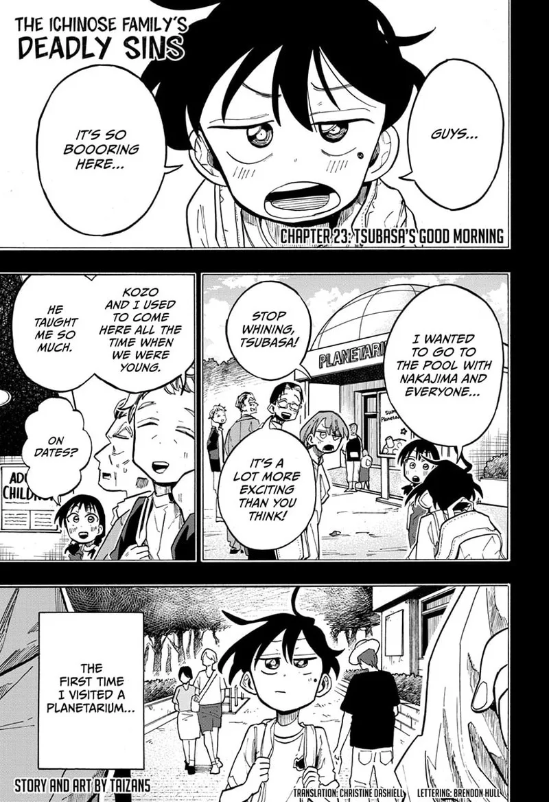 The Ichinose Family's Deadly Sins Chapter 23 page 1