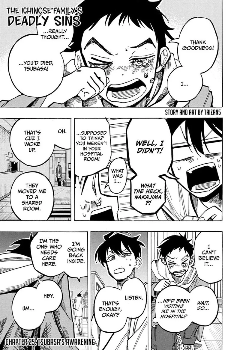 The Ichinose Family's Deadly Sins Chapter 25 page 1