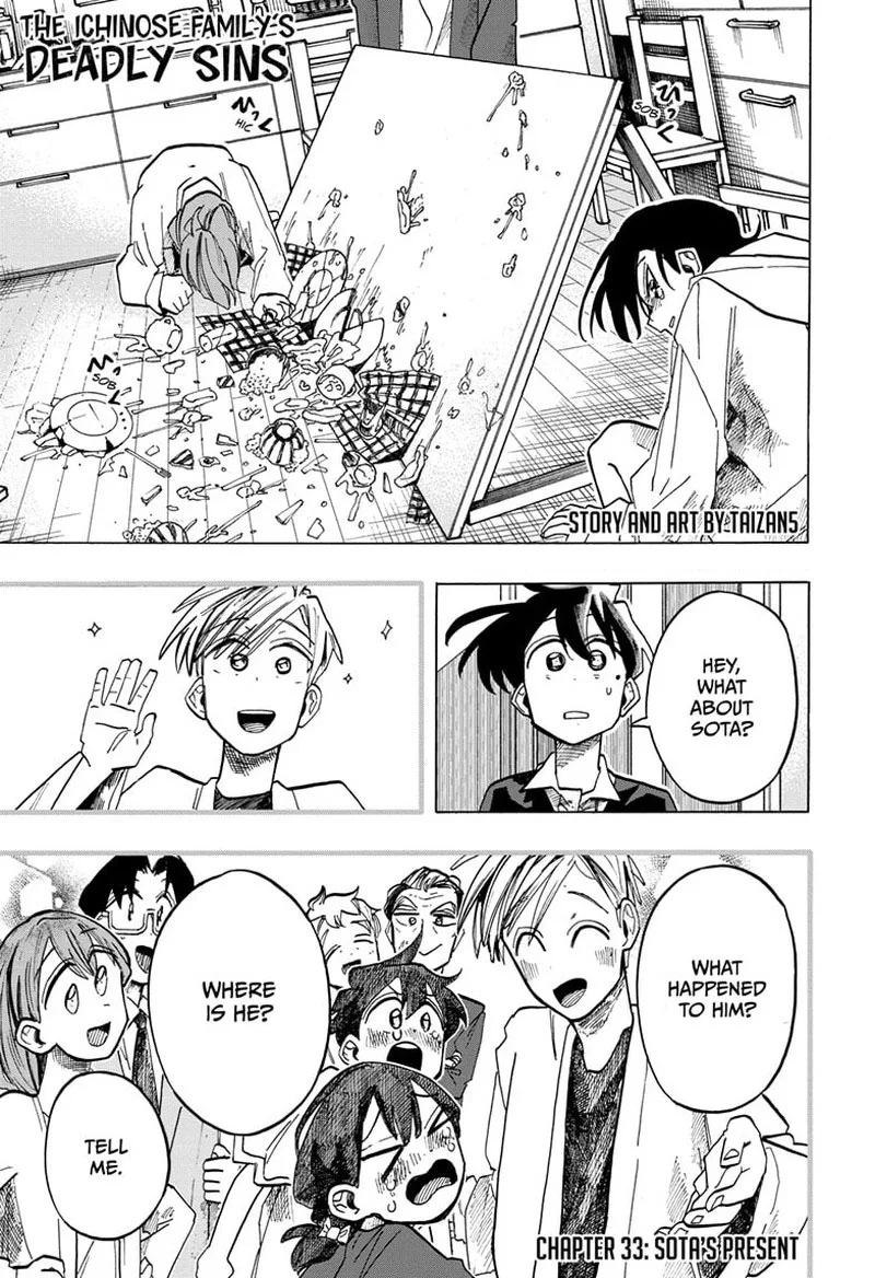 The Ichinose Family's Deadly Sins Chapter 33 page 1
