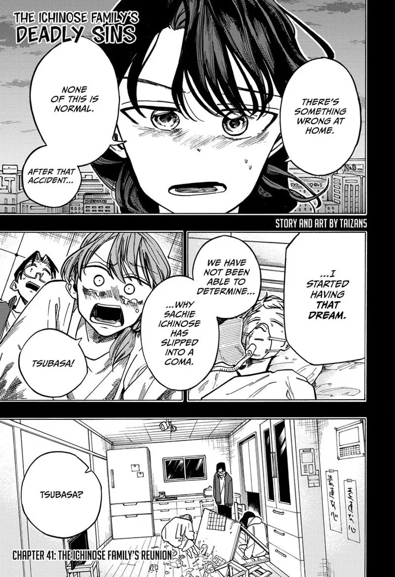 The Ichinose Family's Deadly Sins Chapter 41 page 1