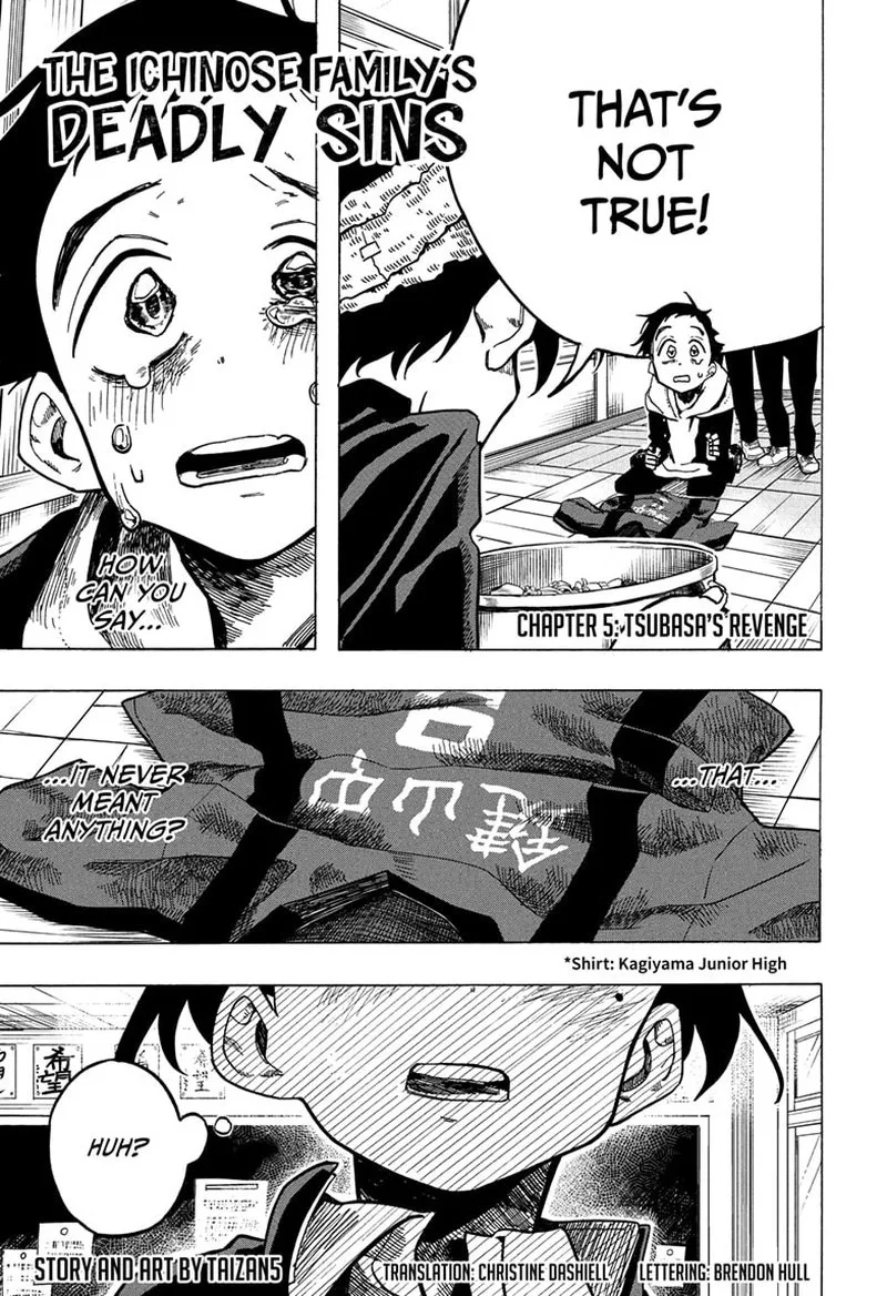 The Ichinose Family's Deadly Sins Chapter 5 page 1