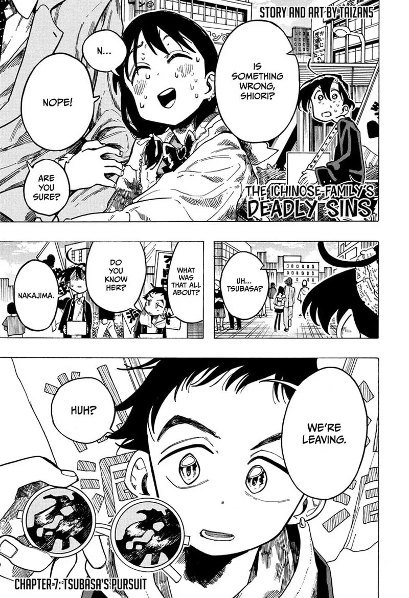 The Ichinose Family's Deadly Sins Chapter 7 page 1
