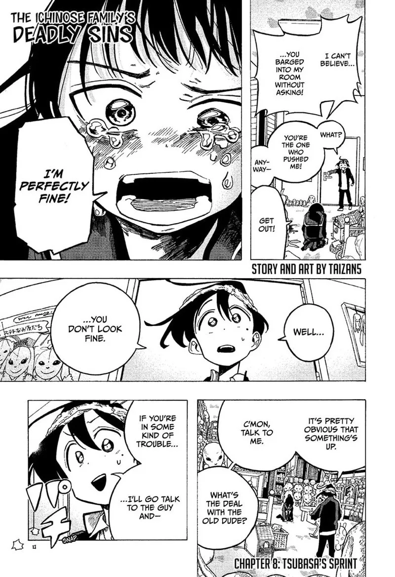 The Ichinose Family's Deadly Sins Chapter 8 page 1