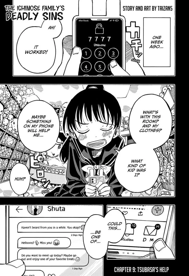 The Ichinose Family's Deadly Sins Chapter 9 page 1