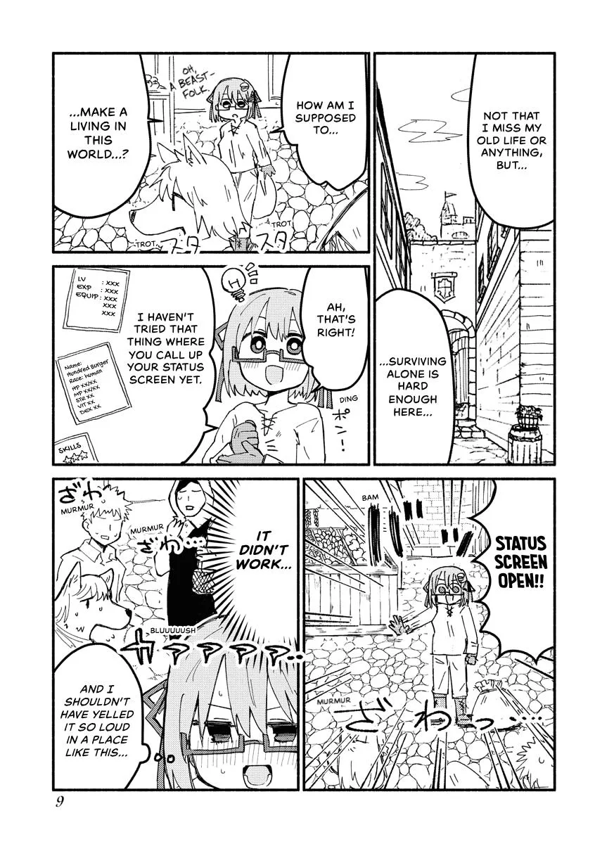 The Isekai Reincarnation Sketchbook of Hundred Burger-chan Chapter 1 page 11