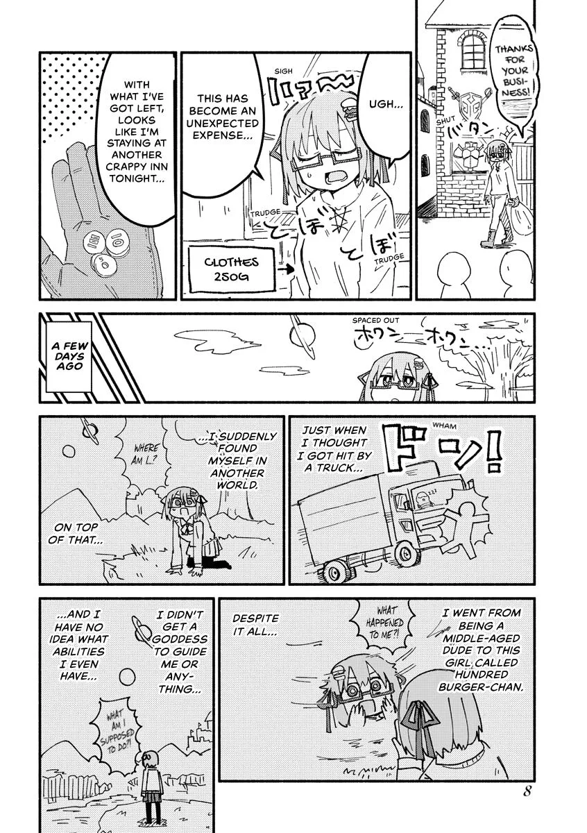 The Isekai Reincarnation Sketchbook of Hundred Burger-chan Chapter 1 page 10