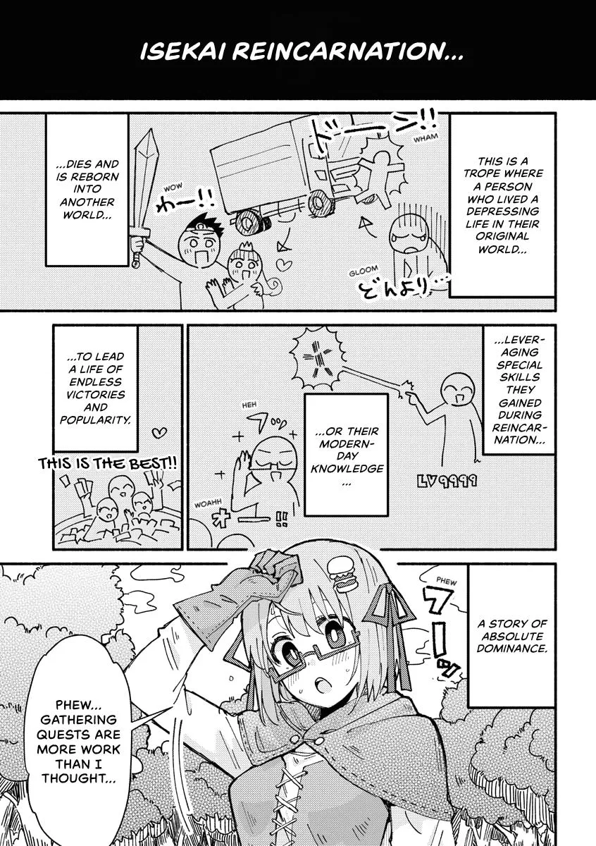 The Isekai Reincarnation Sketchbook of Hundred Burger-chan Chapter 1 page 5