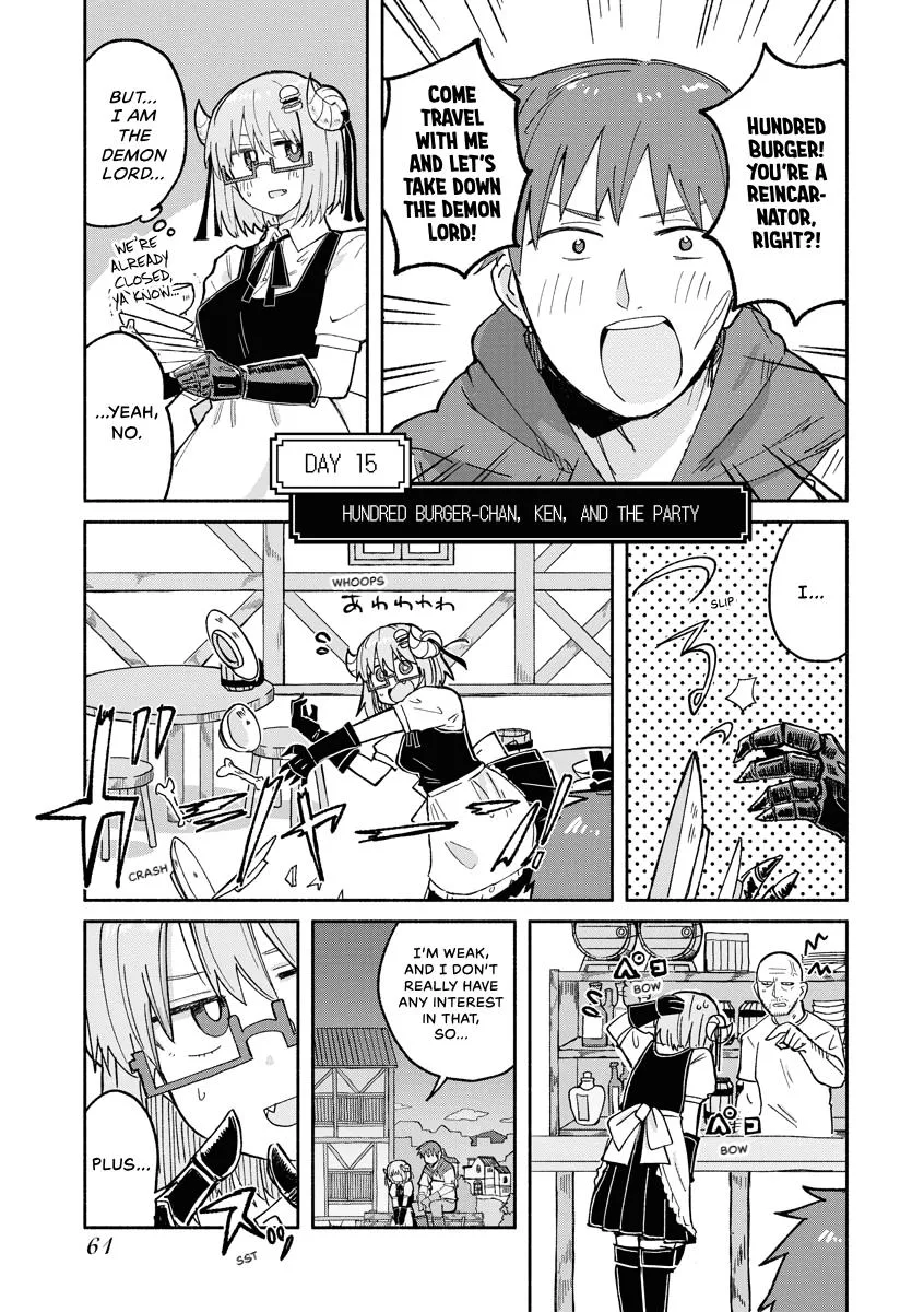 The Isekai Reincarnation Sketchbook of Hundred Burger-chan Chapter 15 page 1