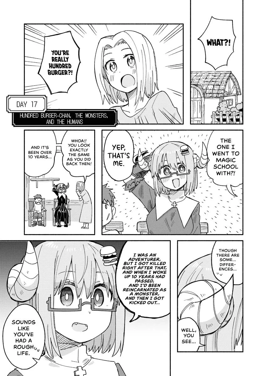 The Isekai Reincarnation Sketchbook of Hundred Burger-chan Chapter 17 page 1