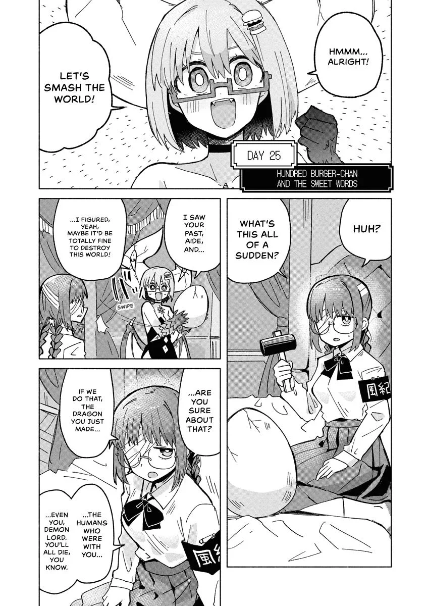 The Isekai Reincarnation Sketchbook of Hundred Burger-chan Chapter 25 page 1