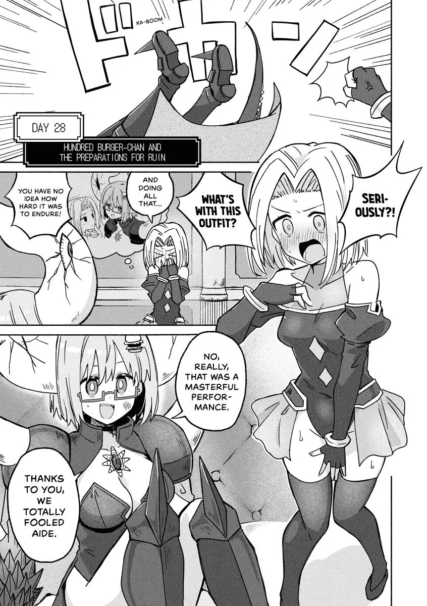 The Isekai Reincarnation Sketchbook of Hundred Burger-chan Chapter 28 page 1
