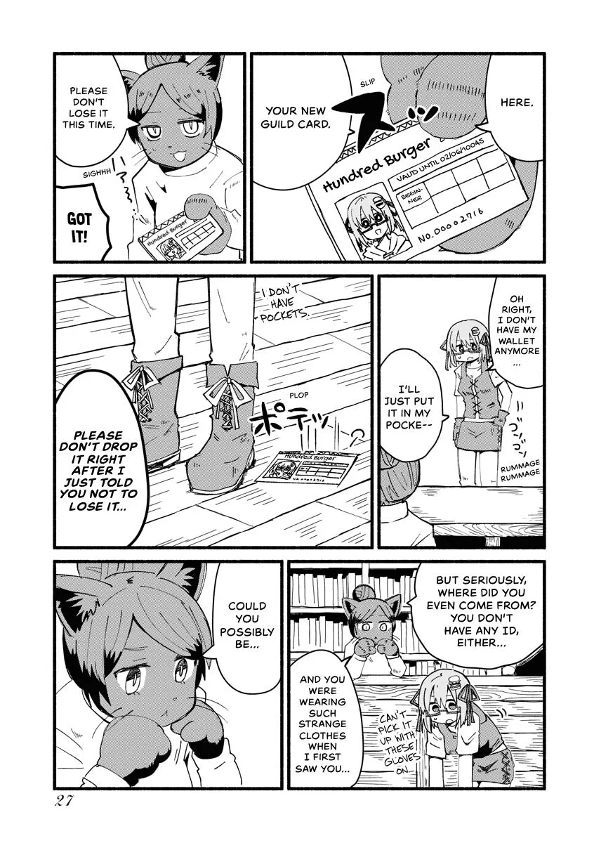 The Isekai Reincarnation Sketchbook of Hundred Burger-chan Chapter 3 page 3