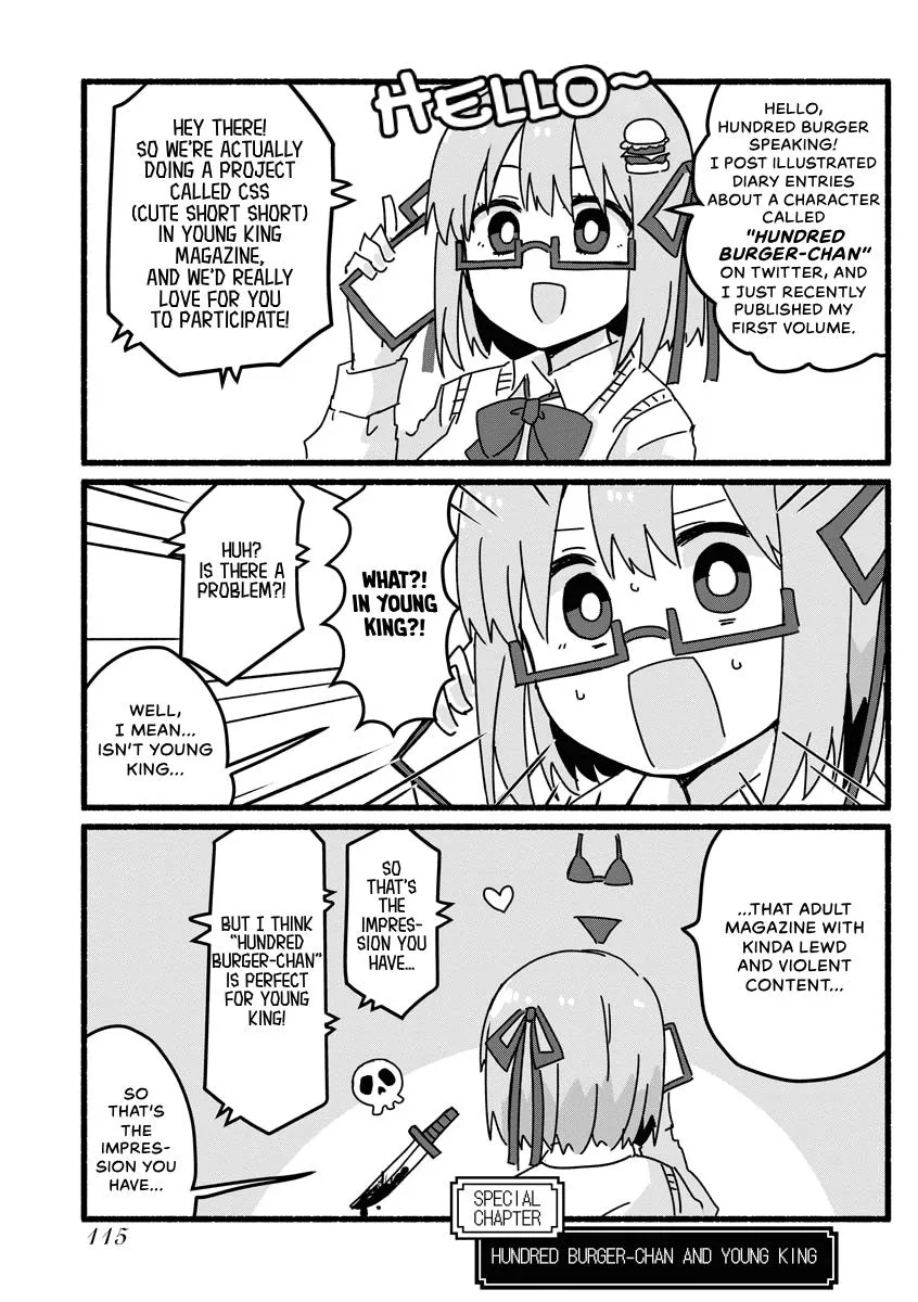 The Isekai Reincarnation Sketchbook of Hundred Burger-chan Chapter 9.5 page 1