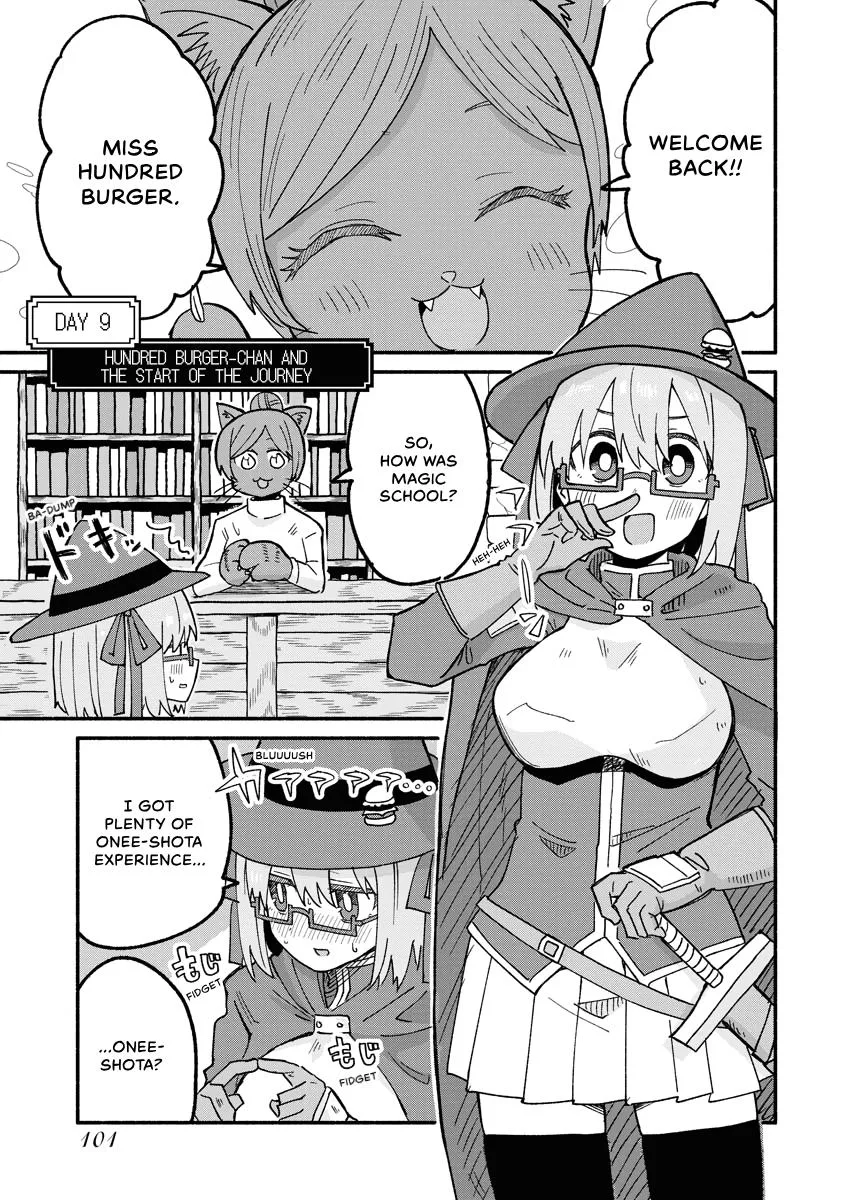 The Isekai Reincarnation Sketchbook of Hundred Burger-chan Chapter 9 page 1
