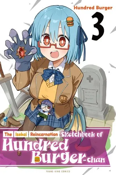 The Isekai Reincarnation Sketchbook of Hundred Burger-chan cover