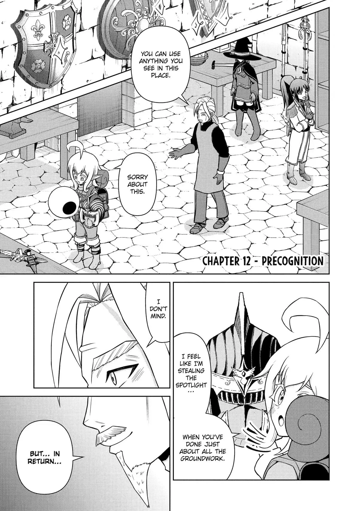 The Journey of the Half-Elf Dwarven Master Blacksmith Chapter 12 page 1