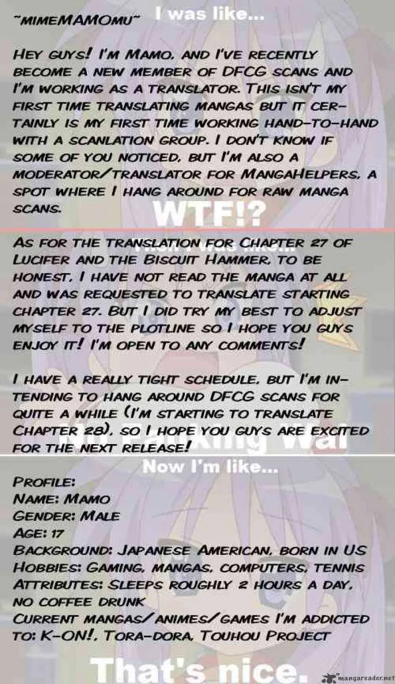 The Lucifer and Biscuit Hammer Chapter 27 page 33