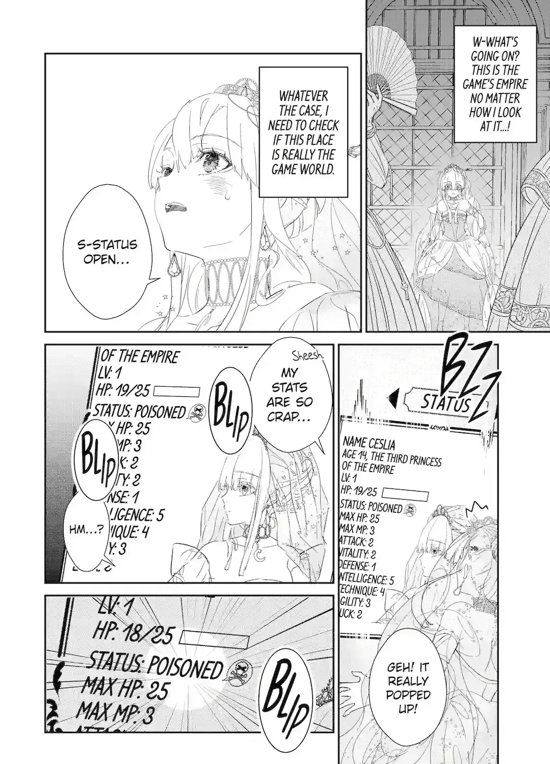 The Newbie Princess Doesn't Want a Game Over! Survive Through the Power of Simping Chapter 0.1 page 24