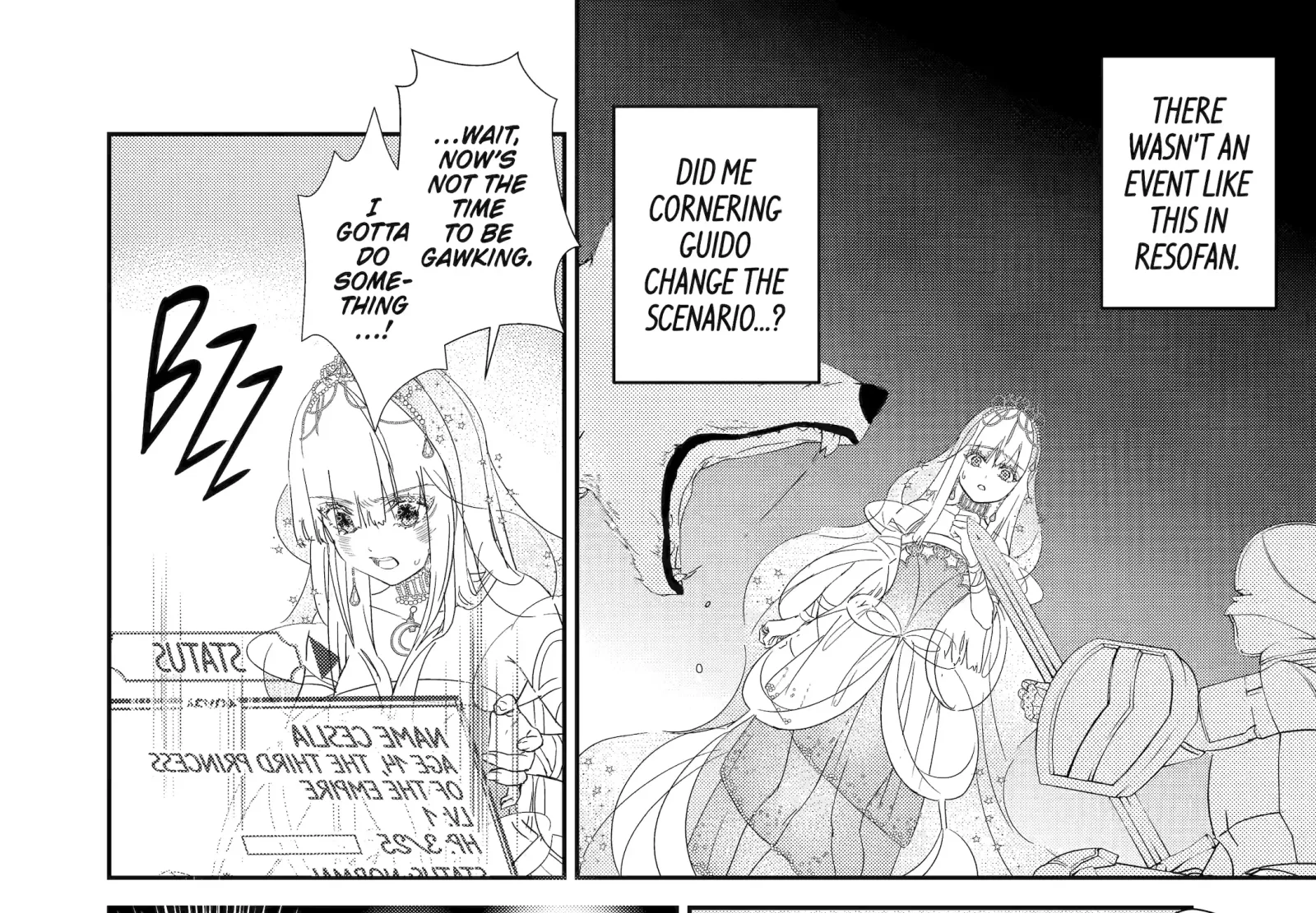 The Newbie Princess Doesn't Want a Game Over! Survive Through the Power of Simping Chapter 0.2 page 41