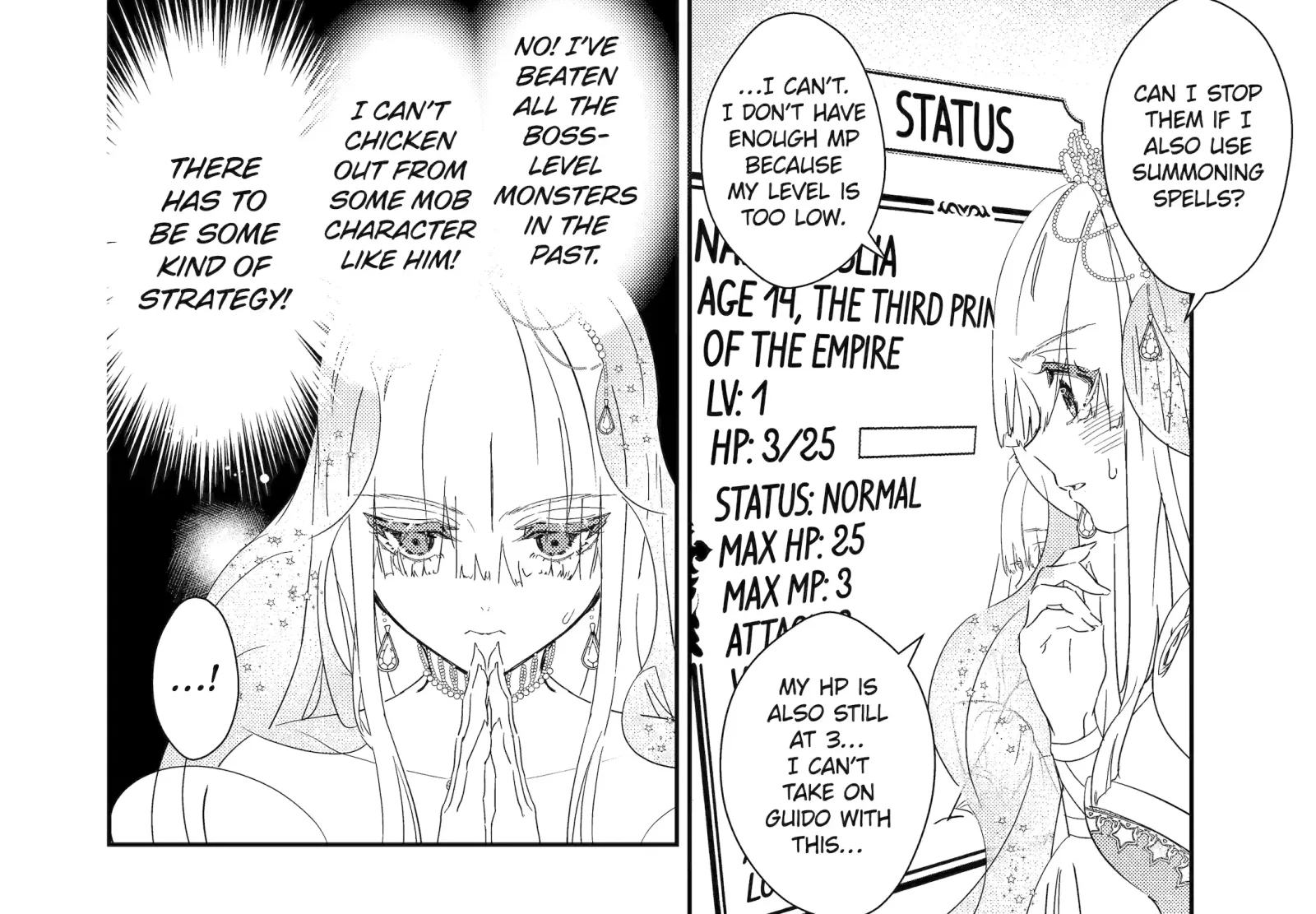 The Newbie Princess Doesn't Want a Game Over! Survive Through the Power of Simping Chapter 0.2 page 42