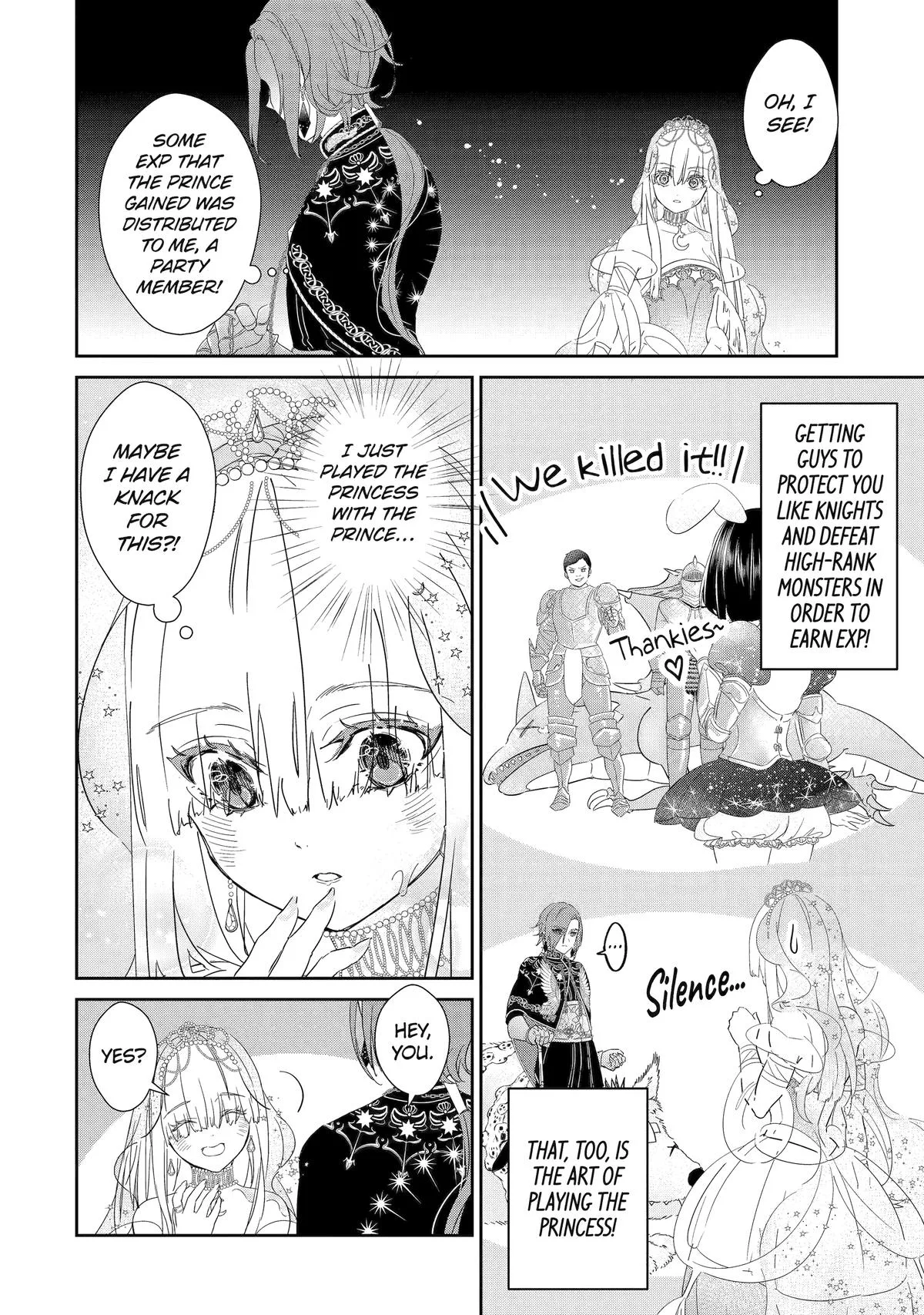 The Newbie Princess Doesn't Want a Game Over! Survive Through the Power of Simping Chapter 0 page 73