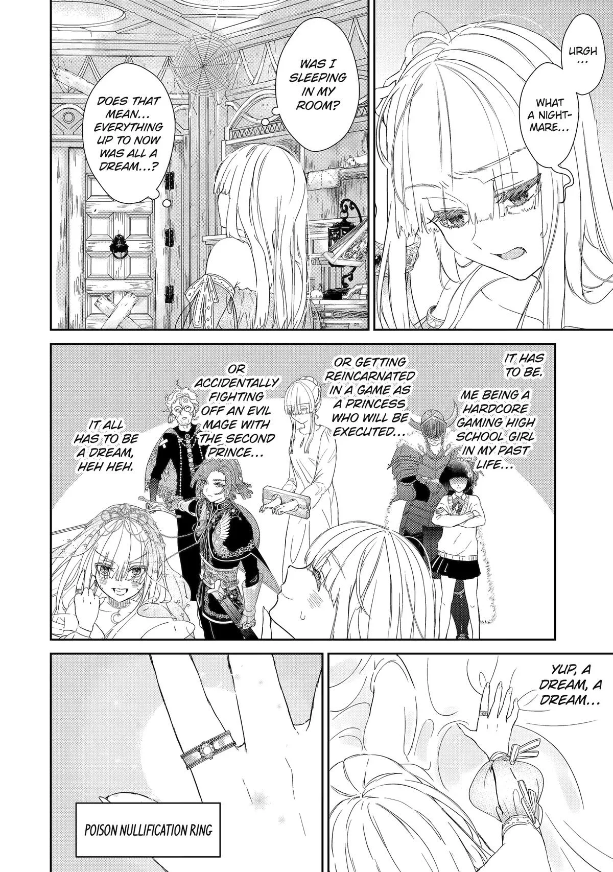 The Newbie Princess Doesn't Want a Game Over! Survive Through the Power of Simping Chapter 1 page 5