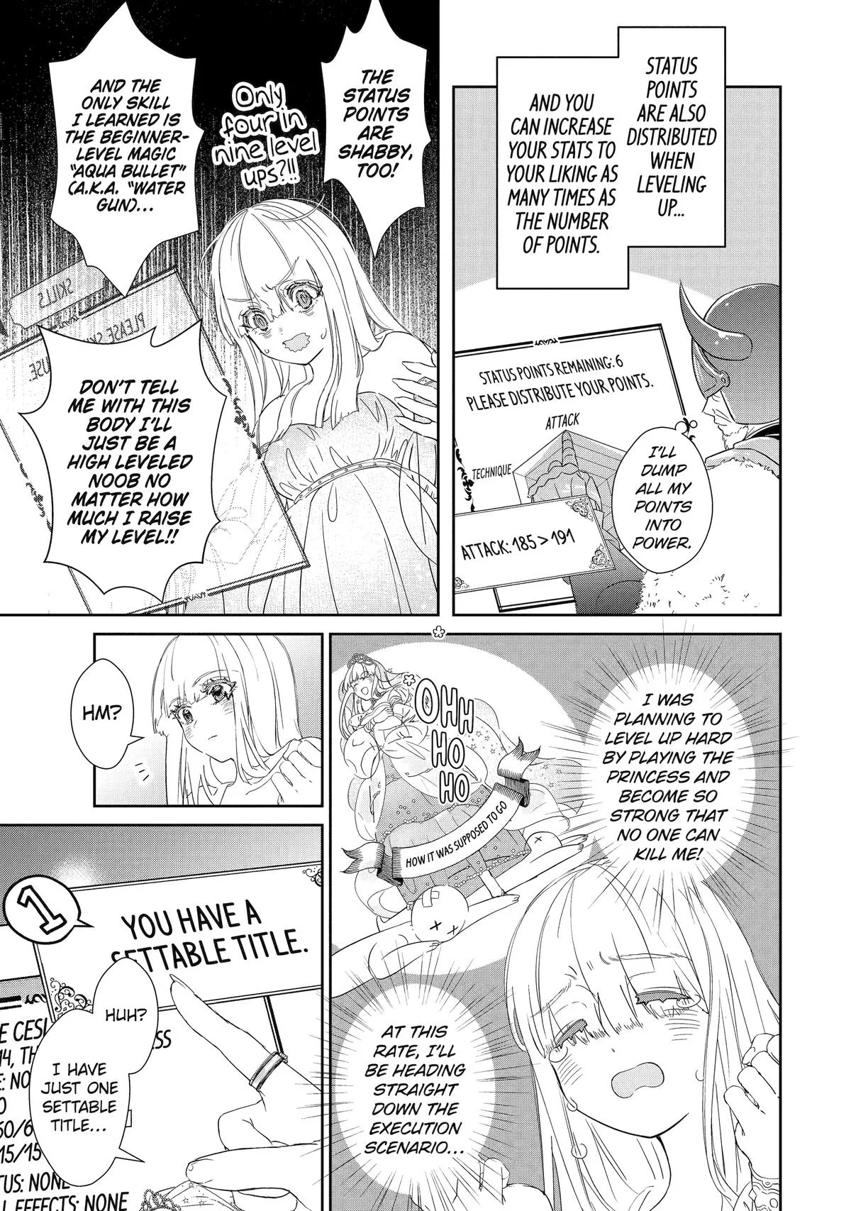 The Newbie Princess Doesn't Want a Game Over! Survive Through the Power of Simping Chapter 1 page 8