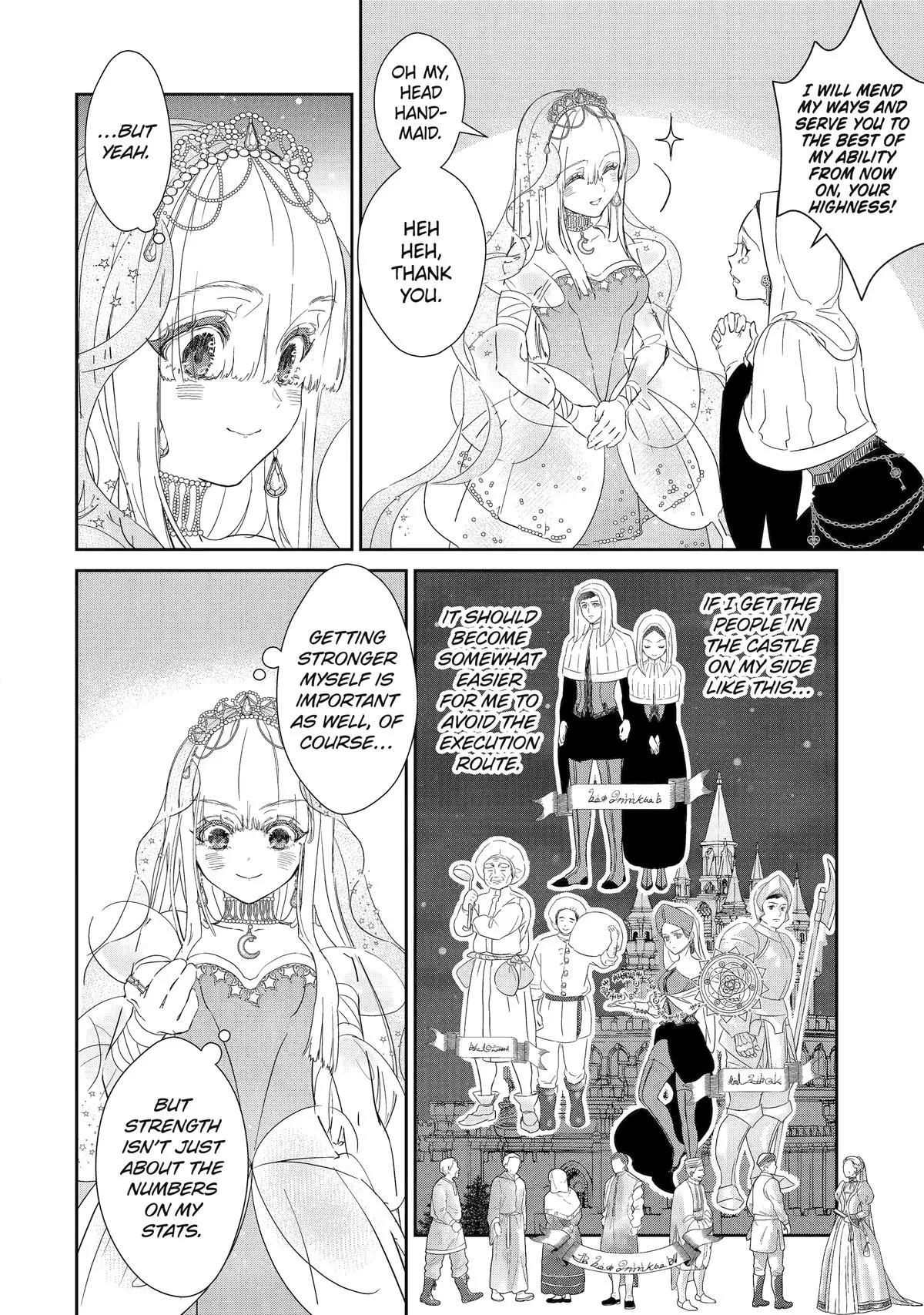 The Newbie Princess Doesn't Want a Game Over! Survive Through the Power of Simping Chapter 1 page 23