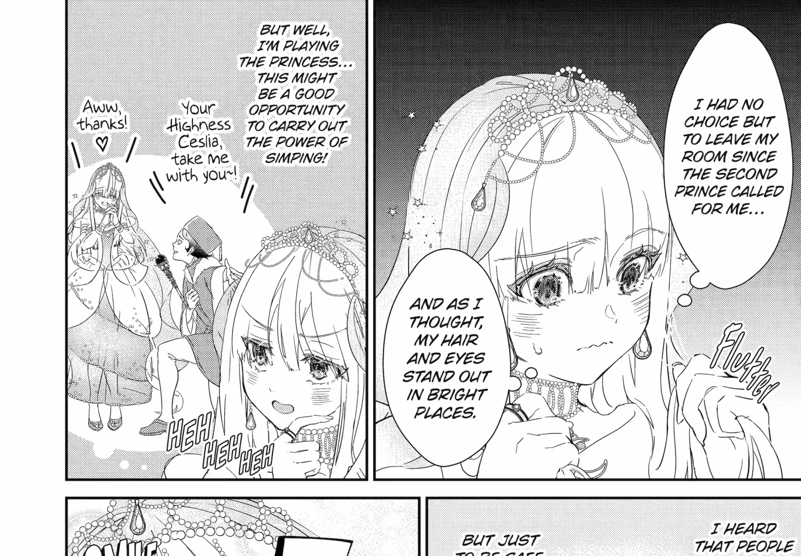 The Newbie Princess Doesn't Want a Game Over! Survive Through the Power of Simping Chapter 2.1 page 10